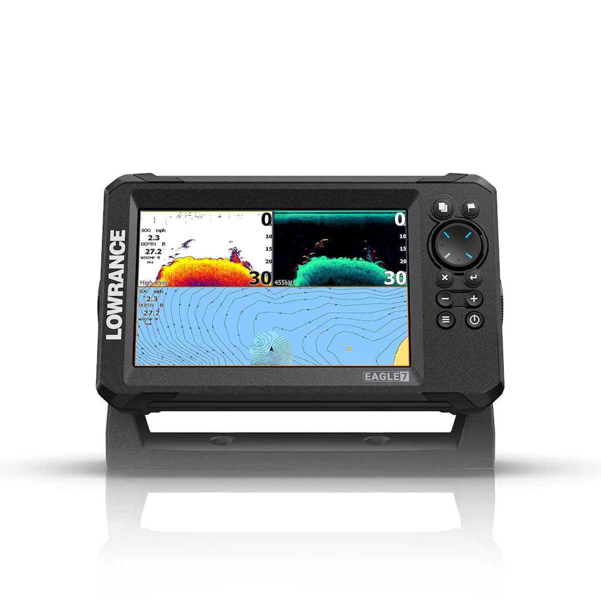 Lowrance Eagle 7 Sonar with SplitShot™ HD Transducer