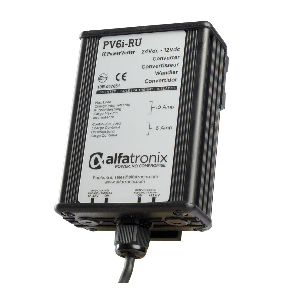 Alfatronix Powerverter 24-12V Isolated Voltage Converter - 6A