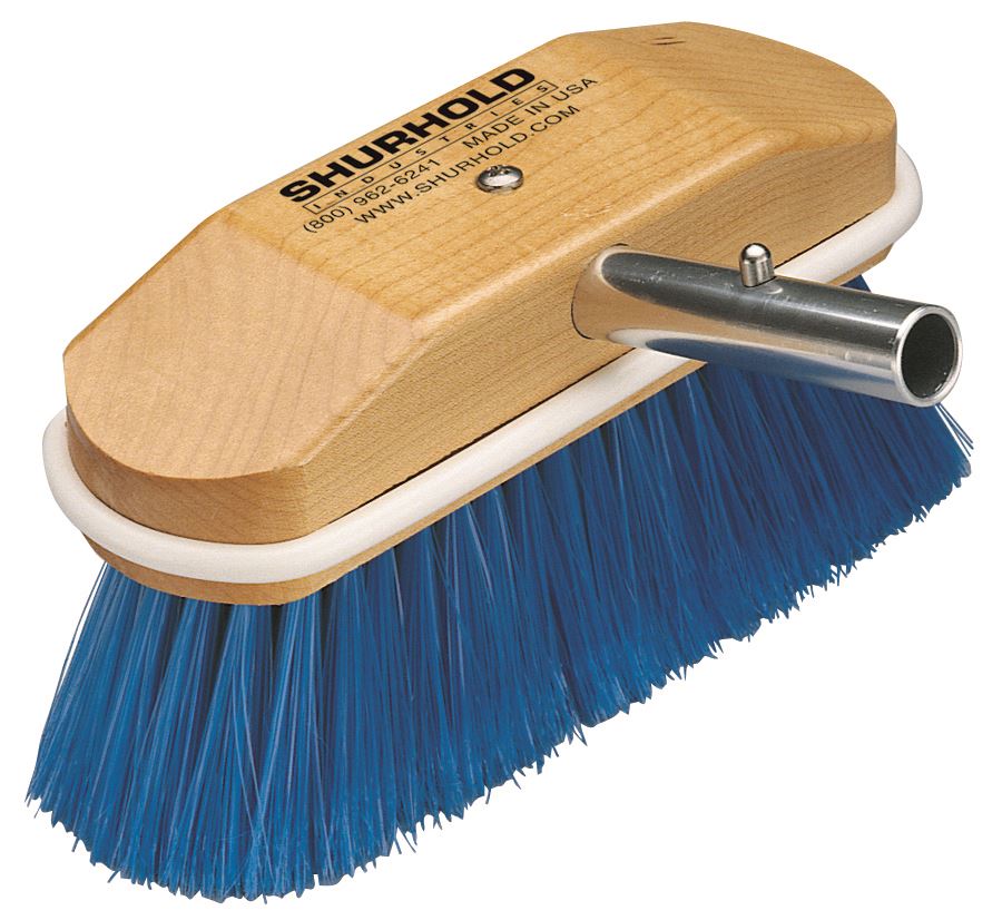 Shurhold 8" Angled Brush - extra soft Blue
