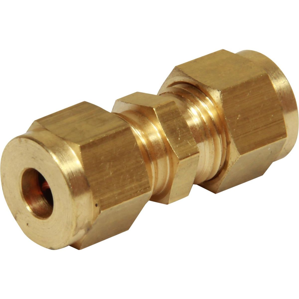 AG Compression Straight Coupling (1/4" to 1/4" Compression) 1-12090