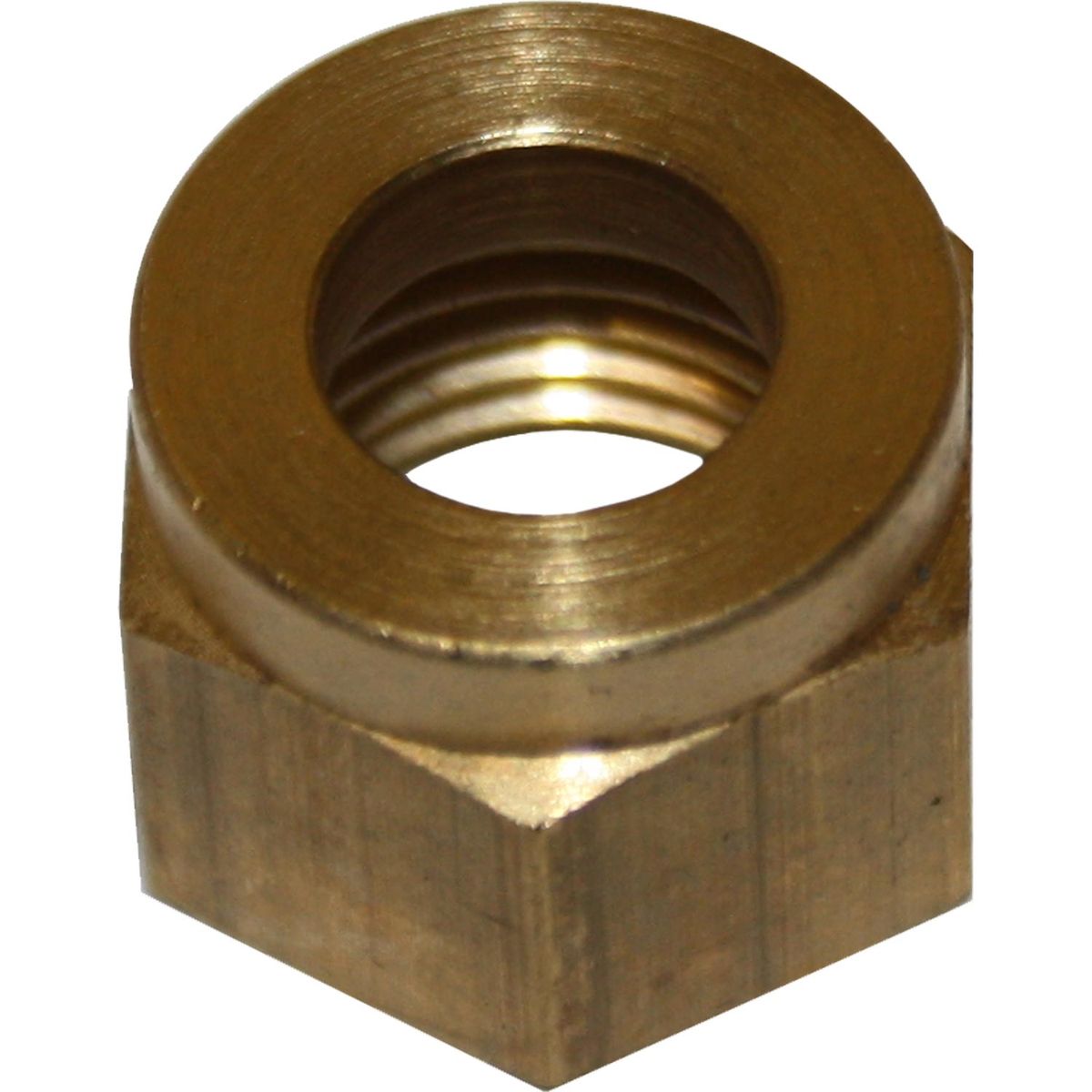Brass Compression Nut (5/16" Compression for 1/4" BSP) 1-15099