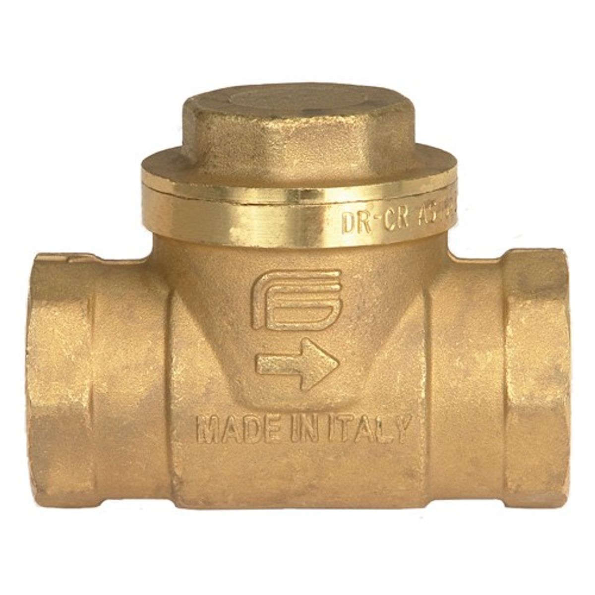 AG DZR Brass Inline Swing Check Valve (Female / 1/2" BSP) 1-17351