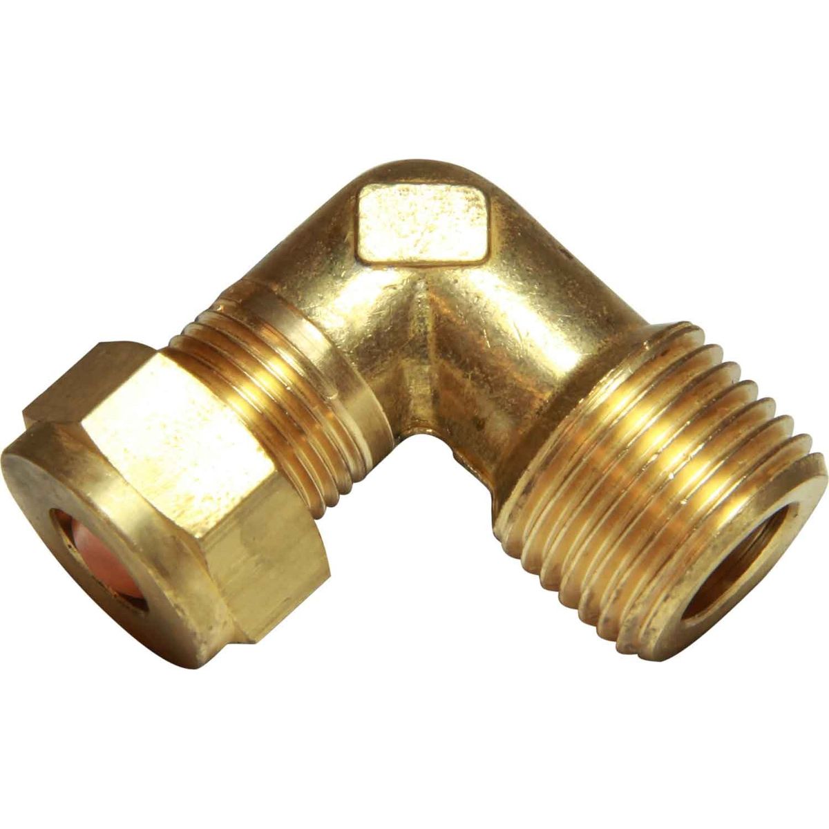 AG Brass Compression Elbow (1/2" BSPT Male to 3/8" Compression) 1-18580