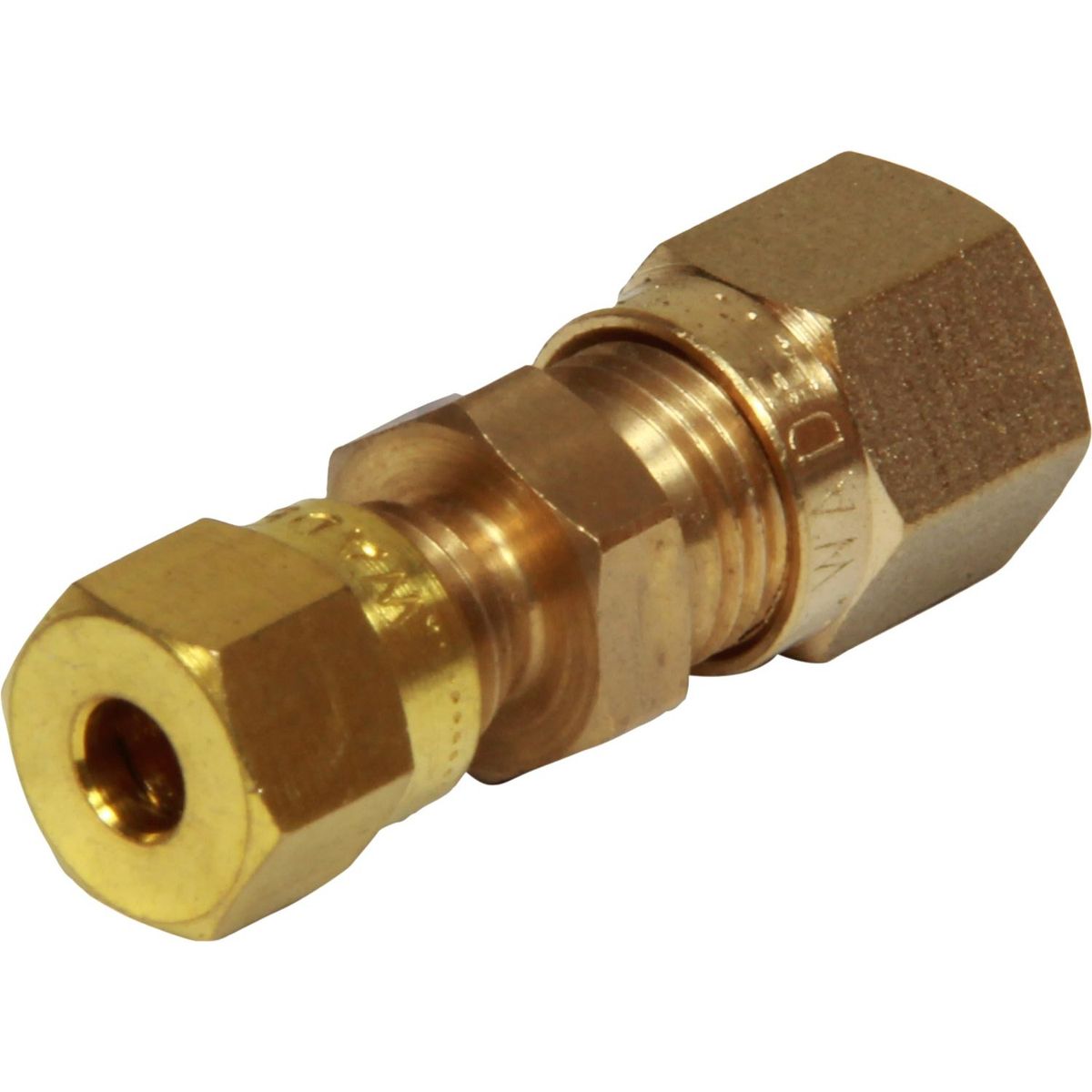 AG Compression Straight Coupling (6mm to 4mm Compression) 1-21530