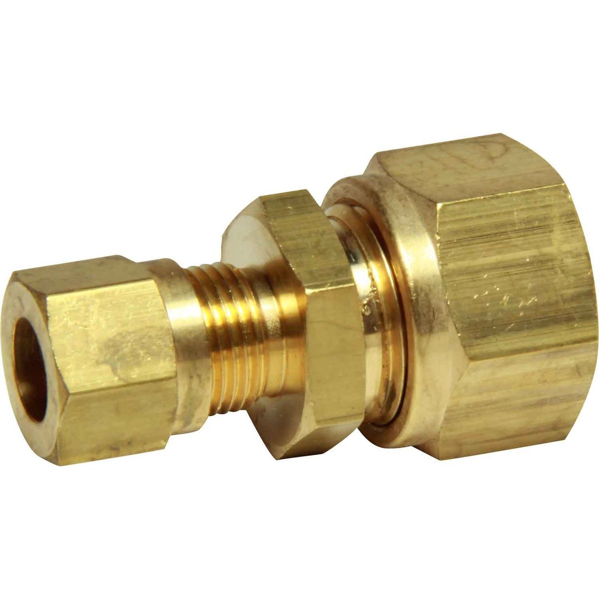 AG Compression Straight Coupling (12mm to 8mm Compression) 1-21640