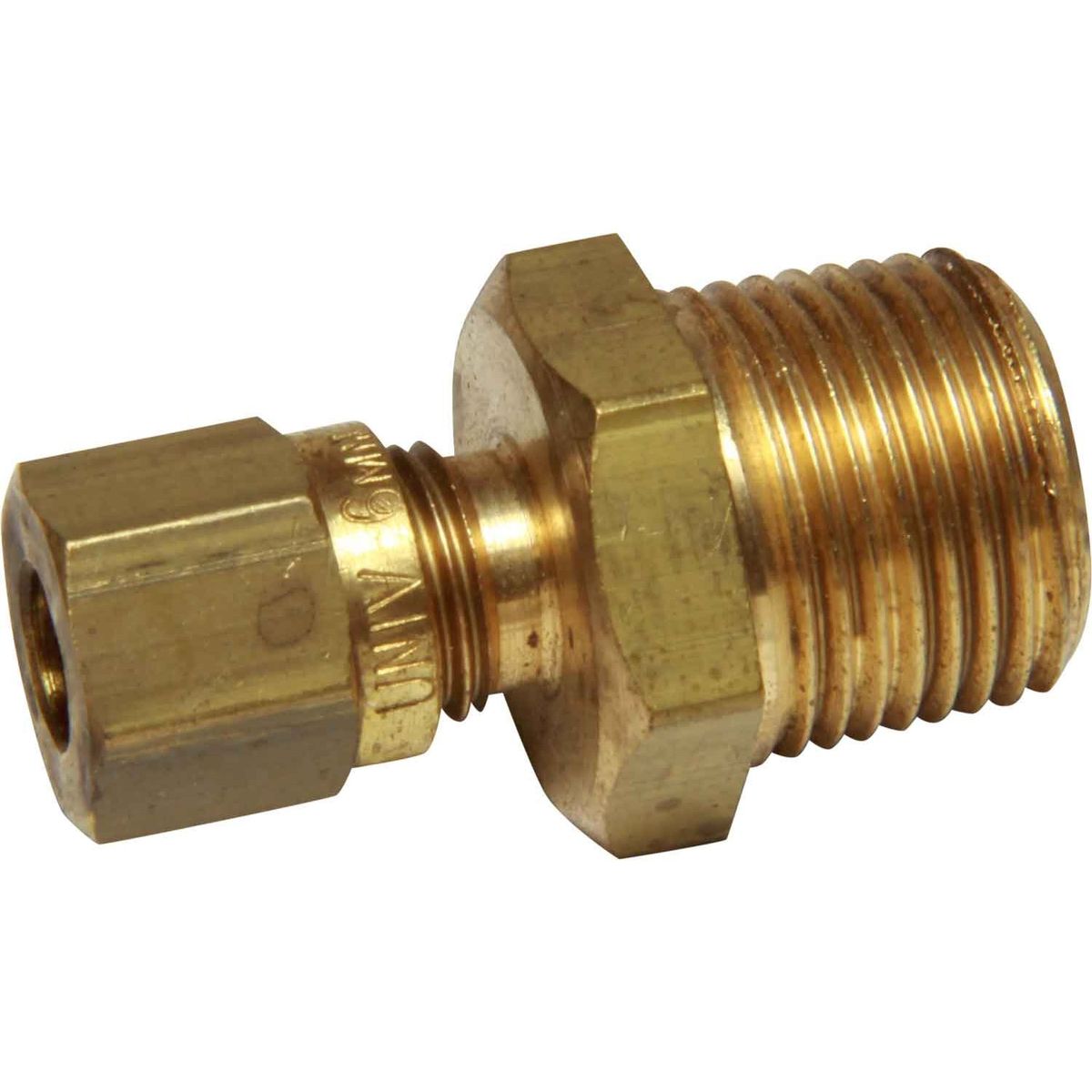 AG Male Compression Coupling (3/8" BSP Taper to 6mm Compression) 1-25240