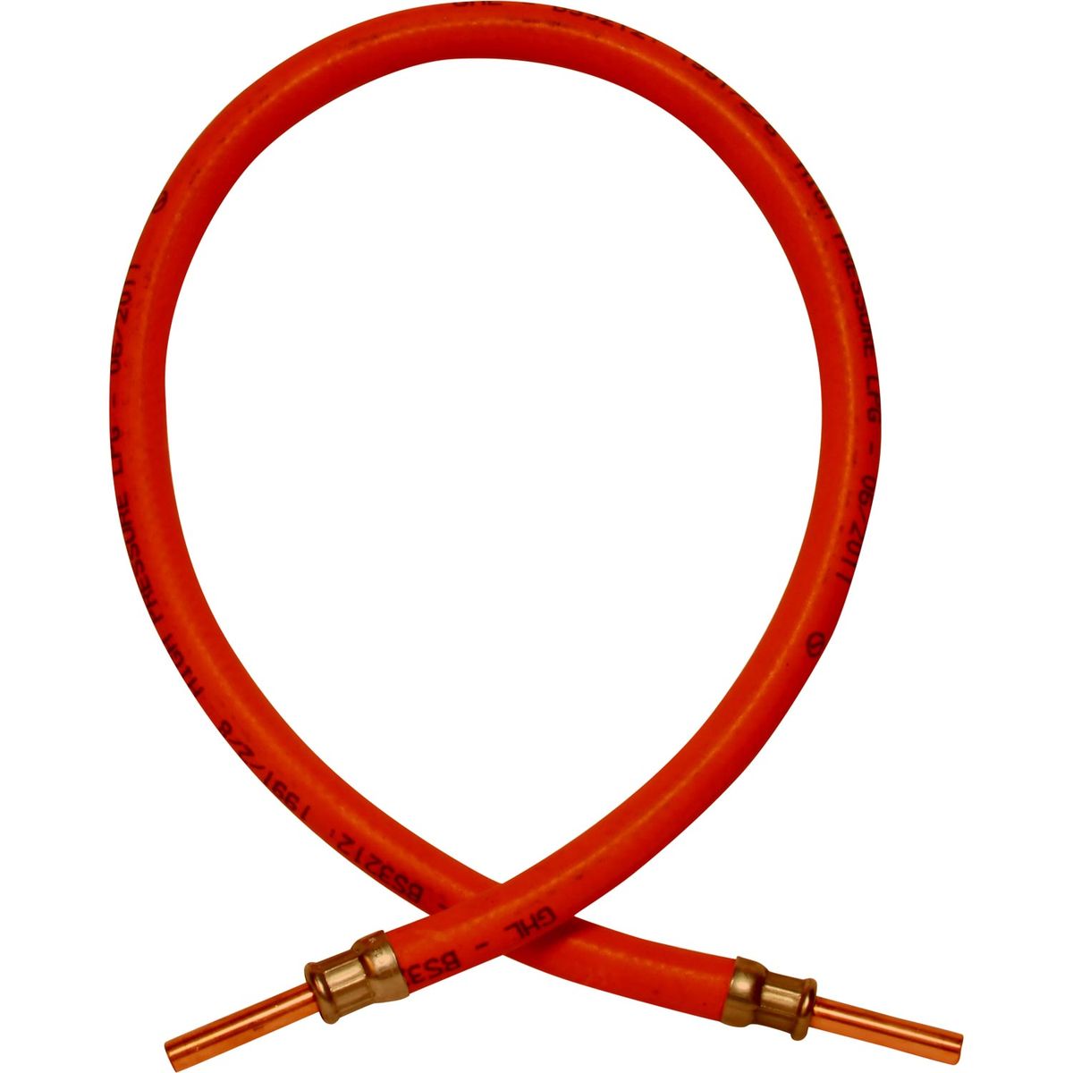 Pre Made BS 3212 Gas Hose (5/16" Spigots / 30" Length) 1-58530
