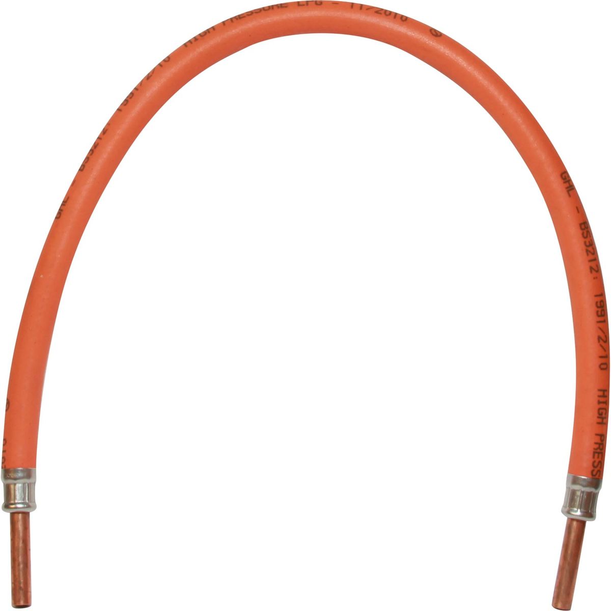 Pre Made BS 3212 Gas Hose (3/8" Spigots / 24" Length) 1-58624