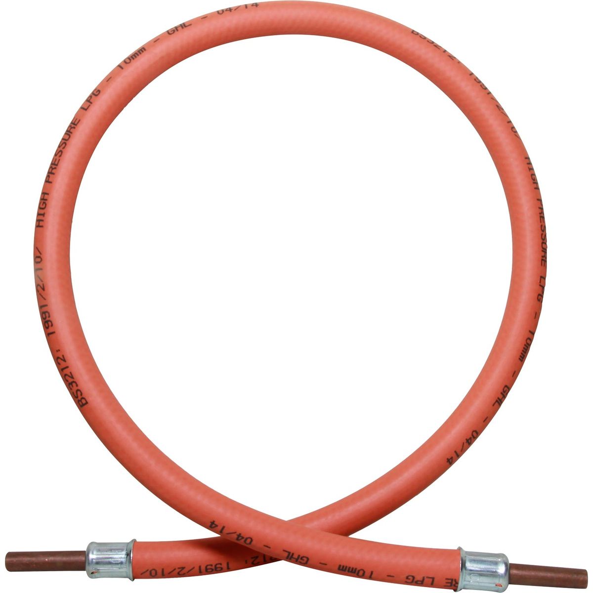 Pre Made BS 3212 Gas Hose (3/8" Spigots / 36" Length) 1-58636