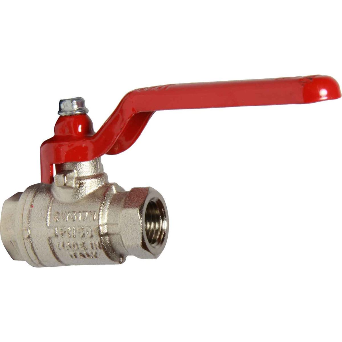 AG Brass Lever Handle Ball Valve (Female Each End / 1/4" BSP) 1-74990
