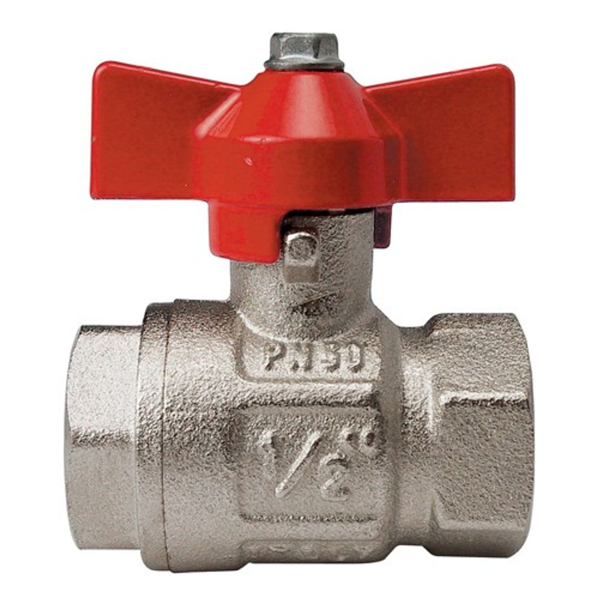AG Brass Tee Handle Ball Valve (Female Each End / 1/2" BSP) 1-75210