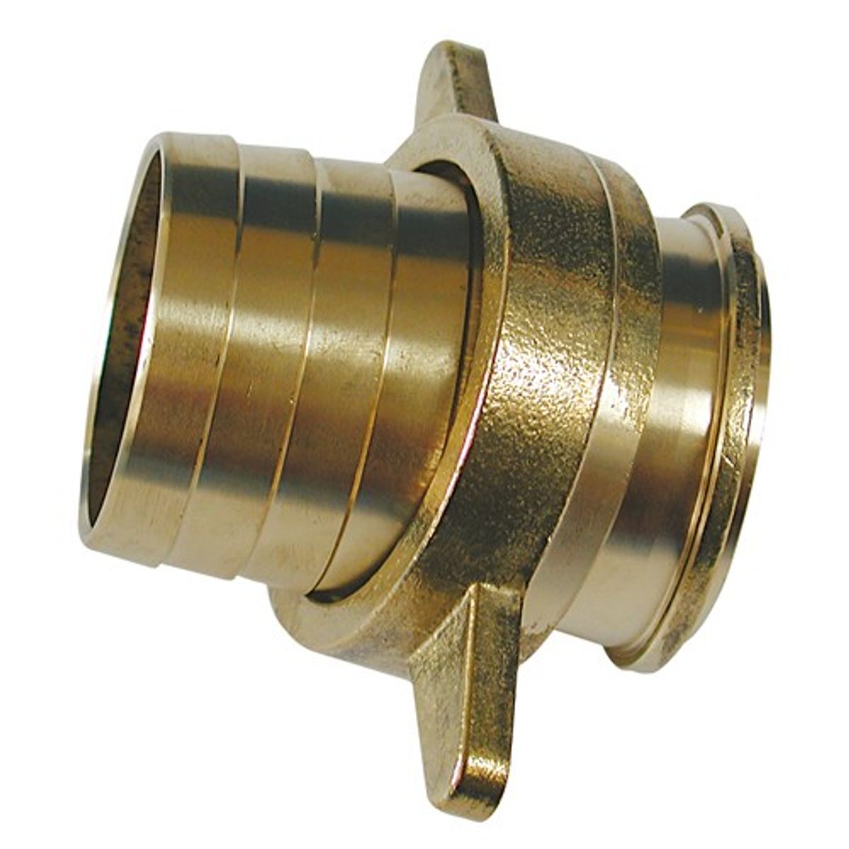 AG DZR Brass Hose Tail with Wingnut (1-1/2" BSP Female to 38mm Hose) 1-76250
