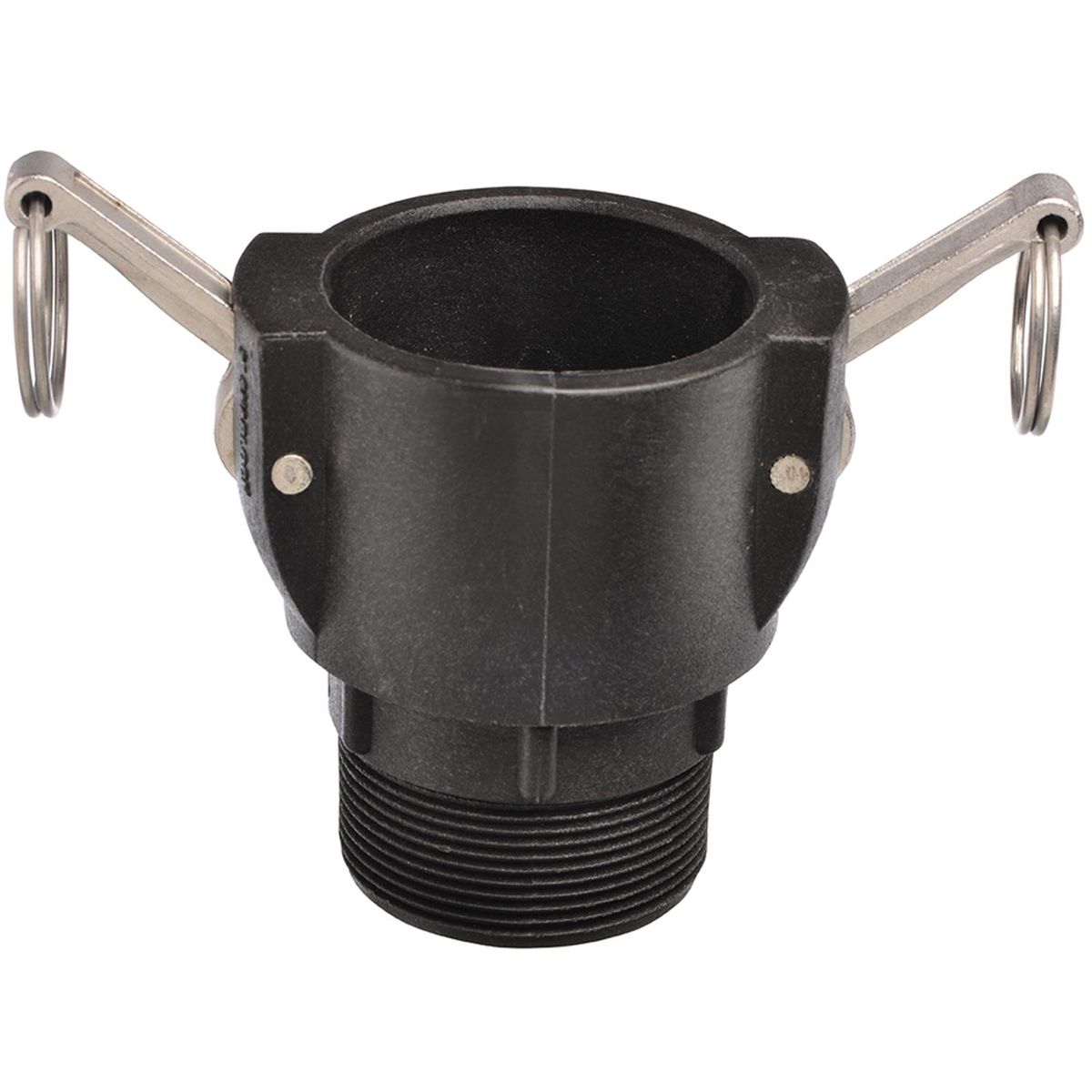 AG Kwick-Kam 1-1/2" Poly Coupler x 1-1/2" BSP Male 1-76745