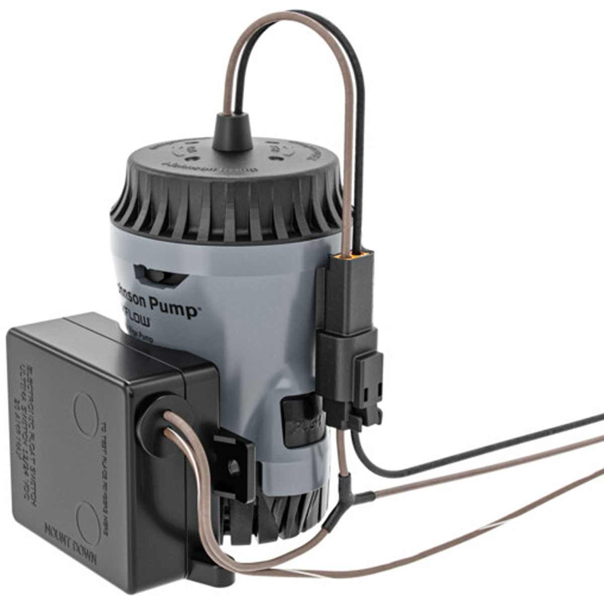 Johnson Aqua Void Automatic Bilge Pump OEM Bulk (12V / 500 GPH) 10-13635-02