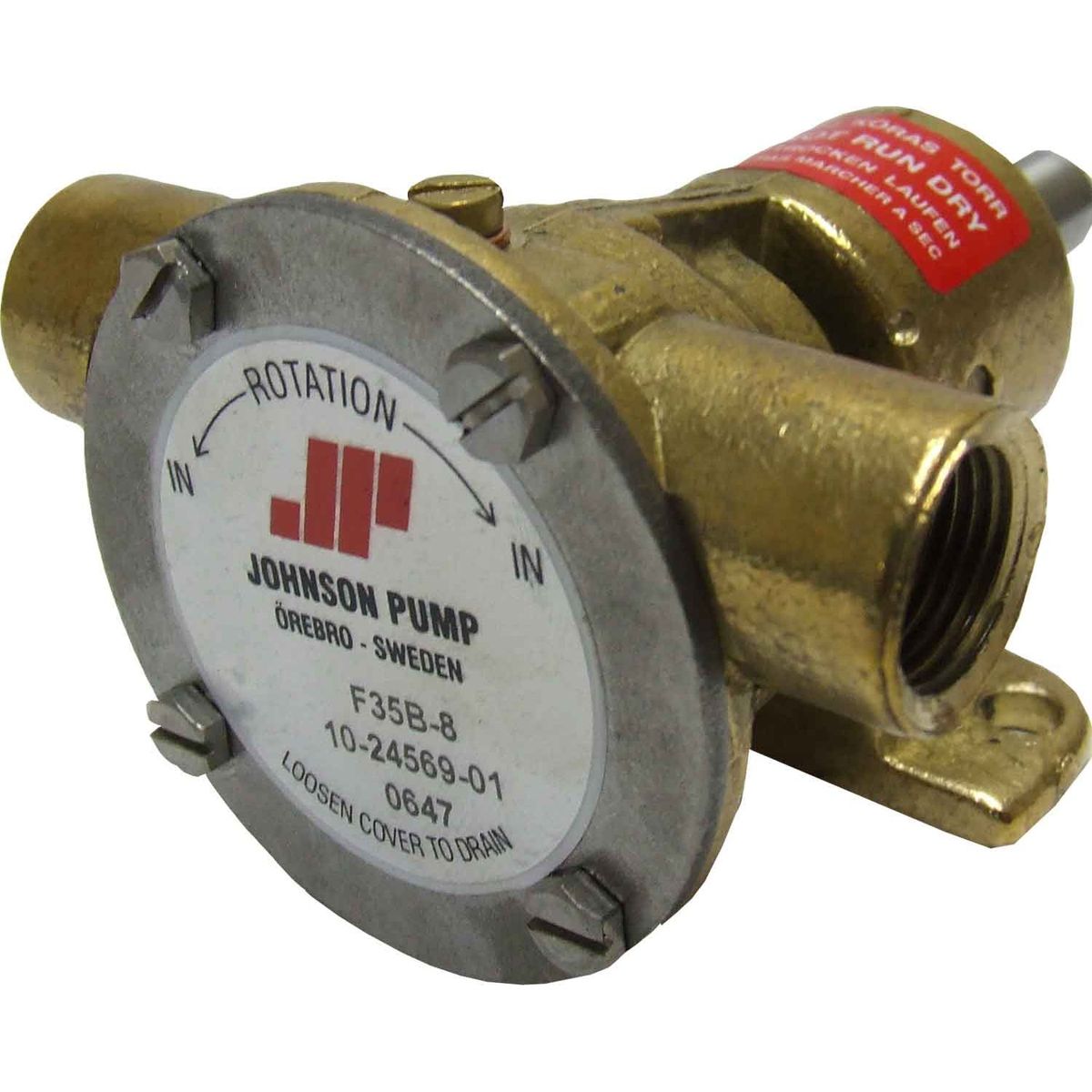 Johnson F35B-8 Foot Mounted Engine Cooling Pump (3/8" BSP) 10-24569-01