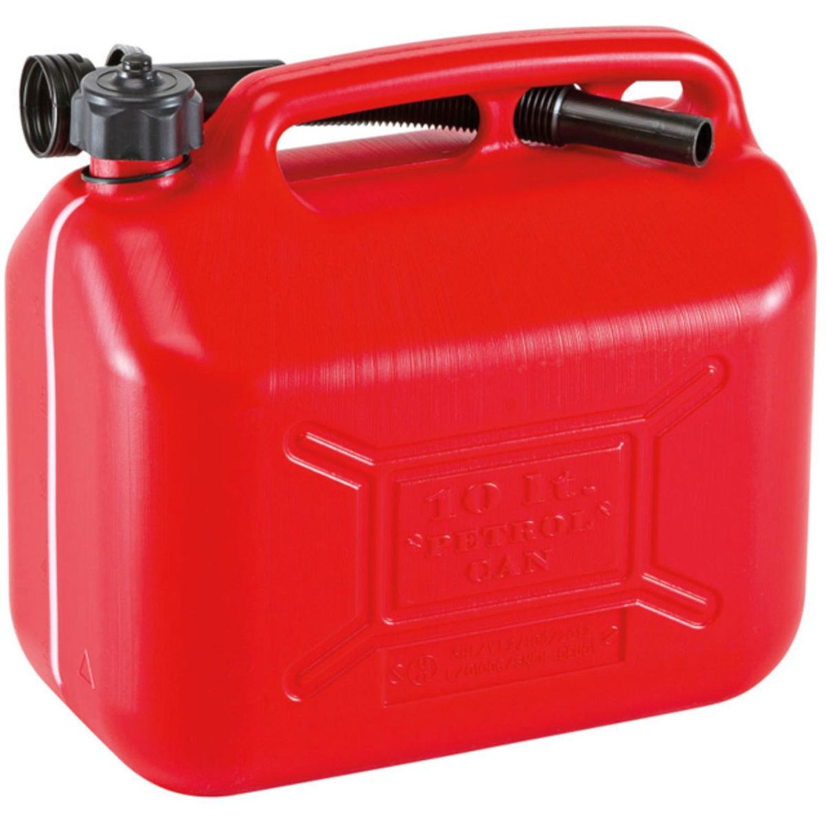 Can SB Plastic 10 Litre Fuel Jerry Can with Spout 2-20116