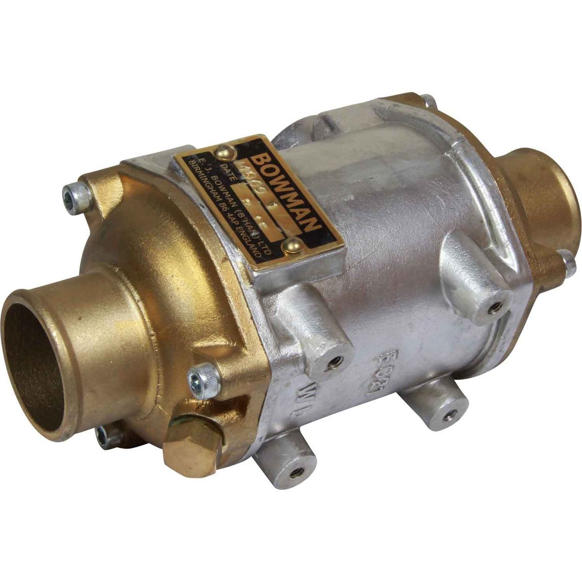 Bowman EC80 Oil Cooler (80HP / 1/2" BSP Oil / 45mm ID Water) 203466