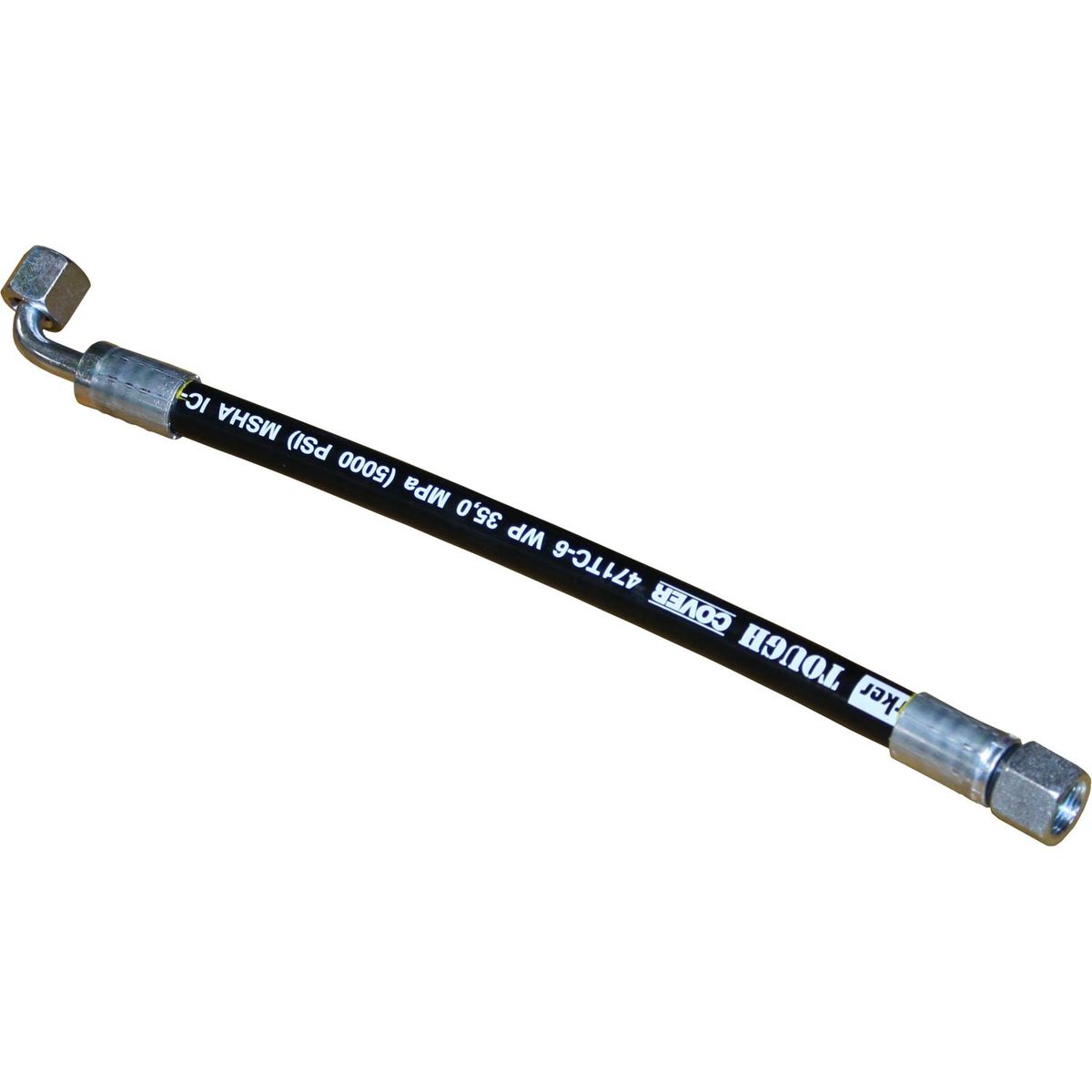 Seaflow Crimped Oil Pipe (3/8" BSP / Straight & 90° / 12" Long) 203513