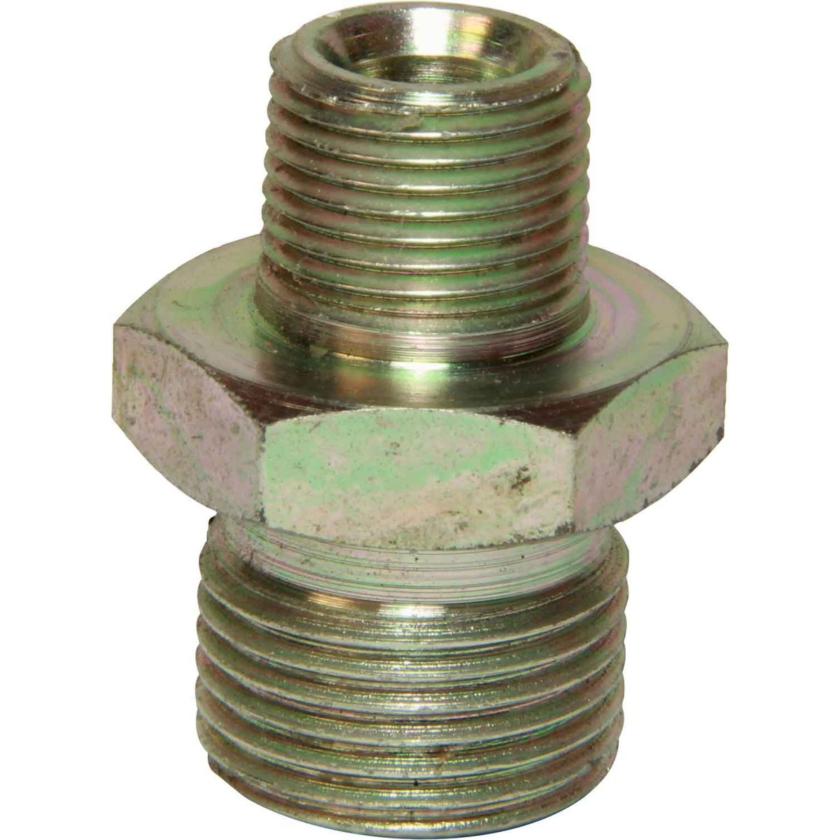 AG Steel Union (3/8" BSP Tapered Male to 1/2" BSP Parallel Male) 203917