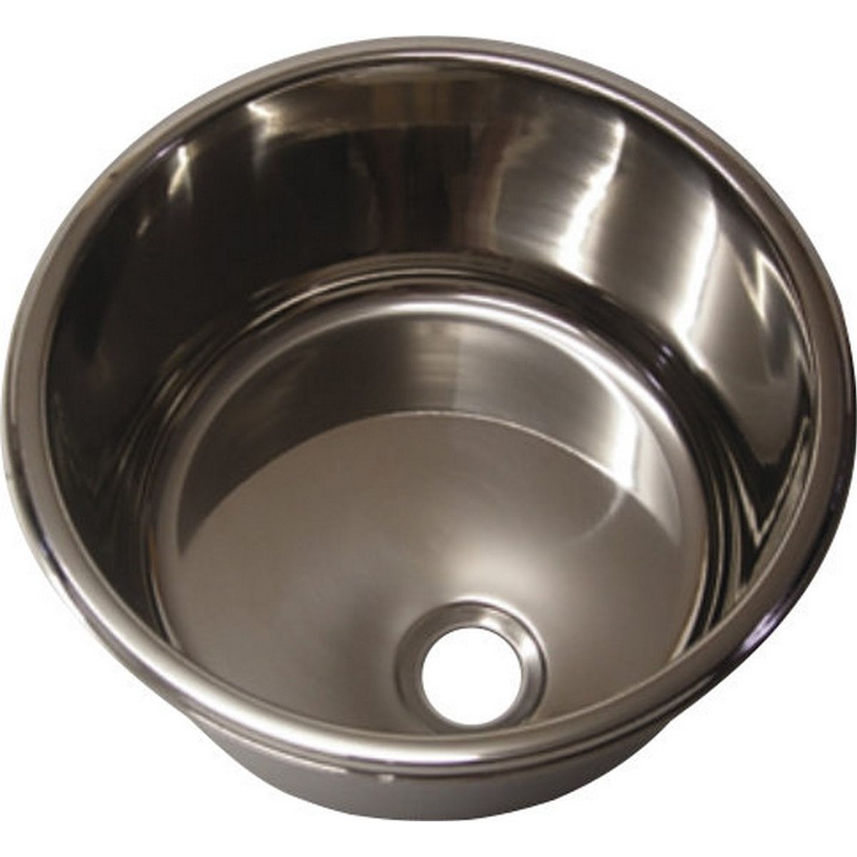 Round Stainless Steel Sink with 30cm Cut Out 26820