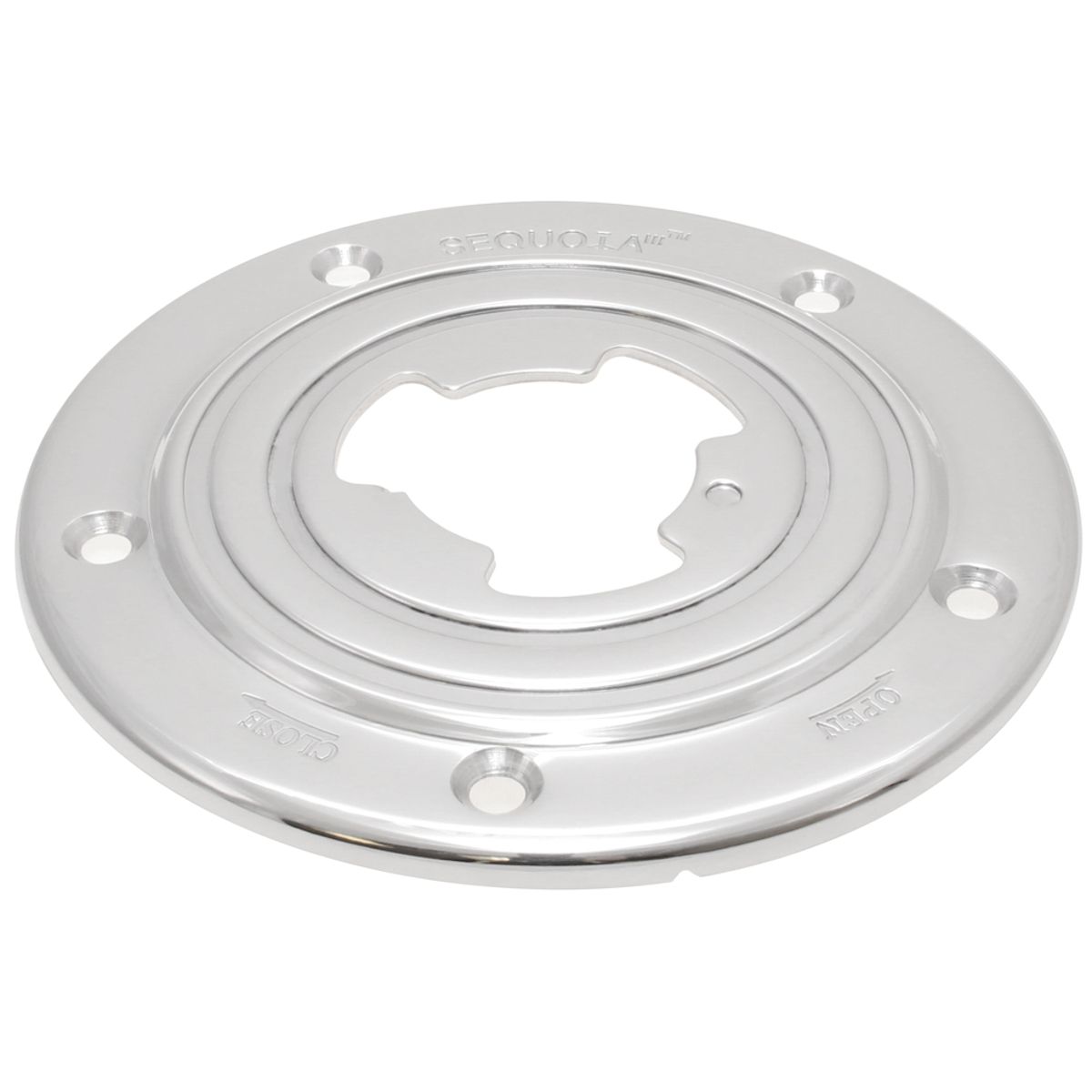 Sequoia Mk III 7" Polished Stainless Steel Floor Base 29978