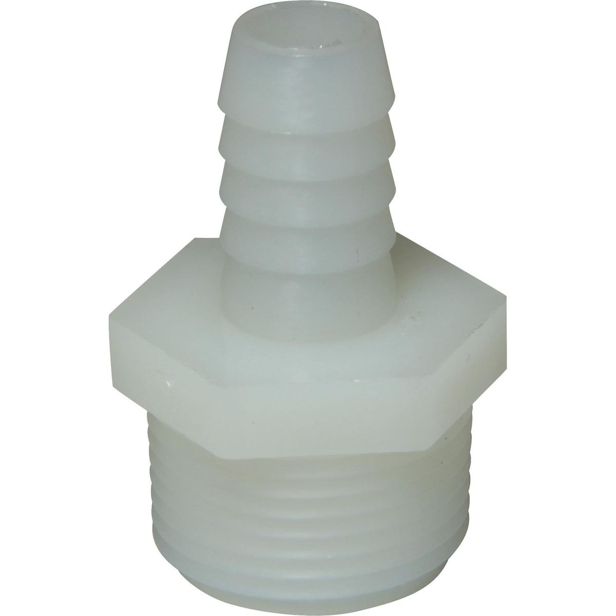 AG Plastic Straight Hose Tail (3/4" NPT Male to 13mm Hose) 3-95021