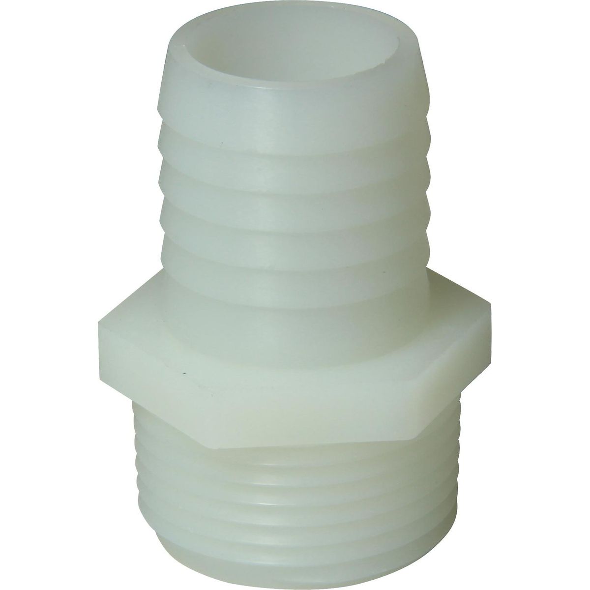 AG Plastic Straight Hose Tail (1" NPT Male to 25mm Hose) 3-95033