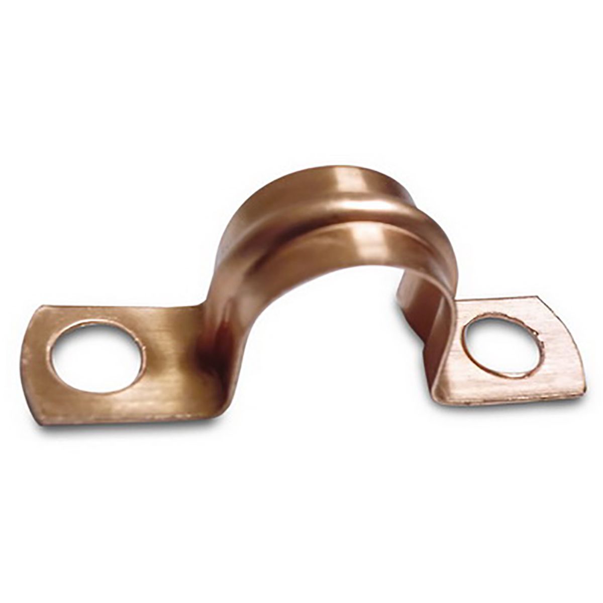 AG Copper Saddle Pipe Clamps (1/2" OD Pipe / Pack of 10) 1-50206