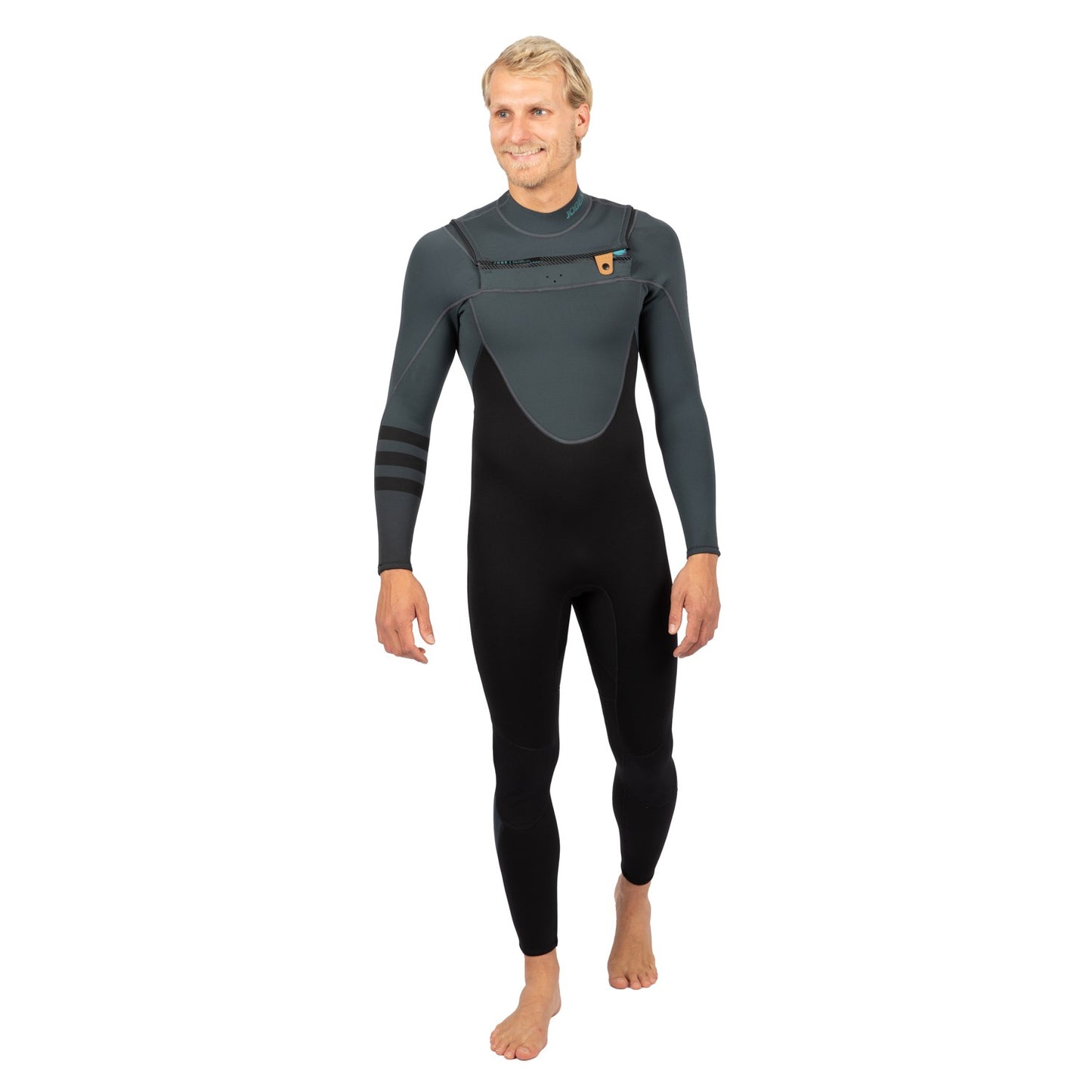 Jobe Perth 3/2mm Chestzipper Wetsuit Men Gray 303520004-M