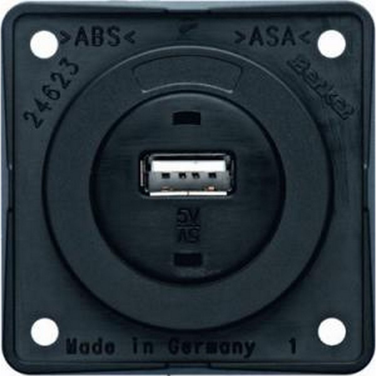 W4 Berker USB Charging Point in Anthracite 30540
