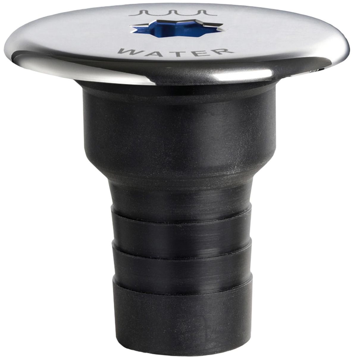 Osculati Stainless Steel Water Deck Filler (38mm Hose) 305472