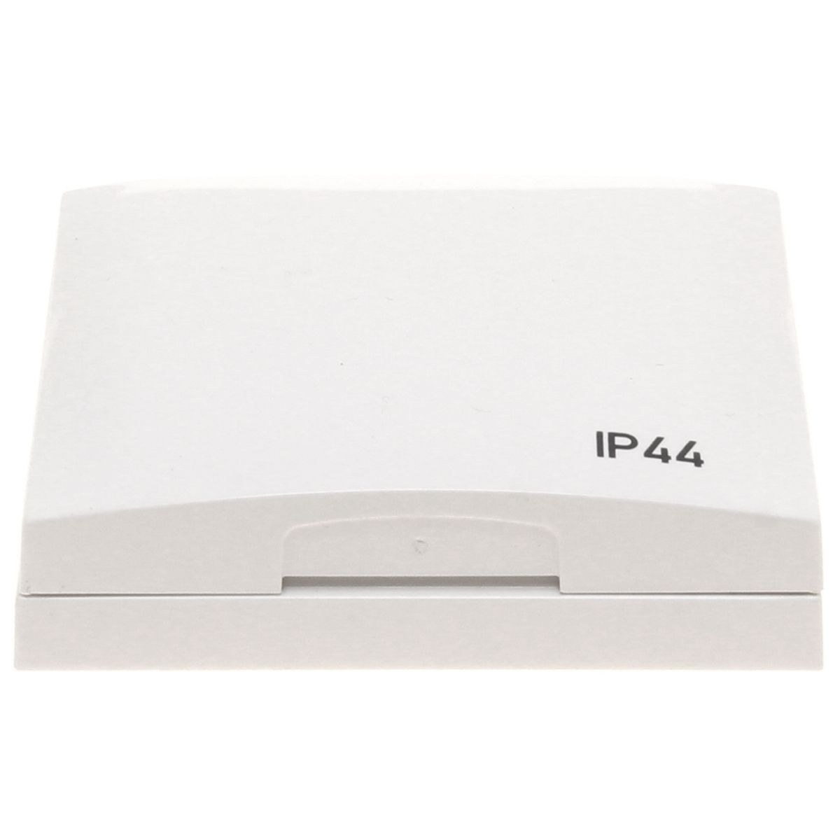 W4 Socket Frame with Hinged Lid White (21255W)