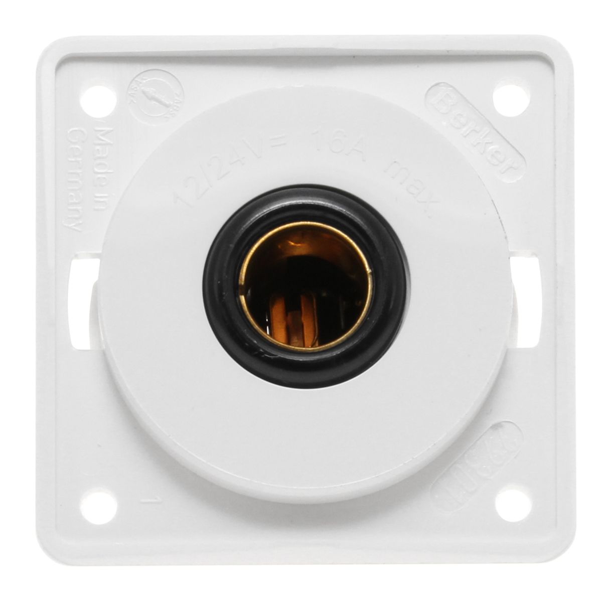 W4 Single Pole Socket in White (12V & 24V / 16A)