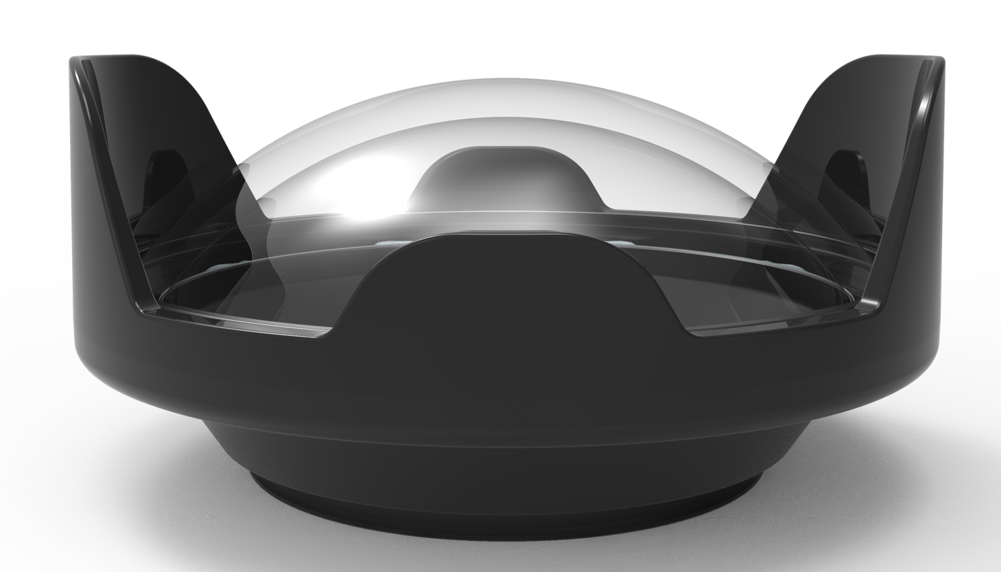 Marelux 180mm Optical Glass Wide Angle Port (w. Rear Port Cap&Case)