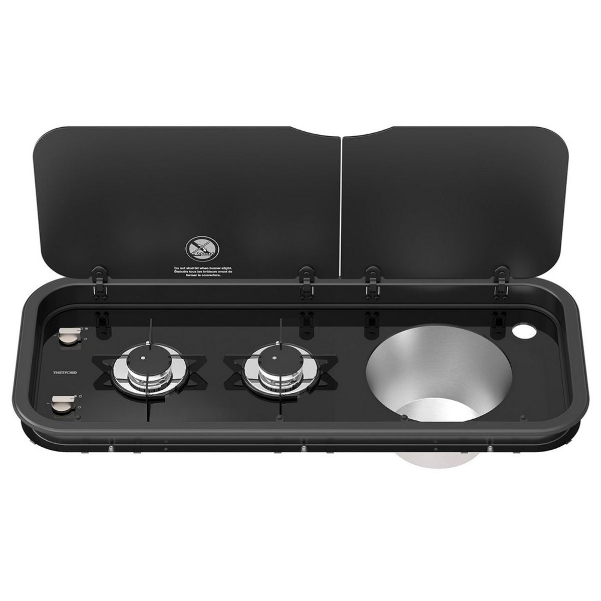 Thetford Topline Series 111 Hob & RH Sink Combination Unit (2 Burner) 32747