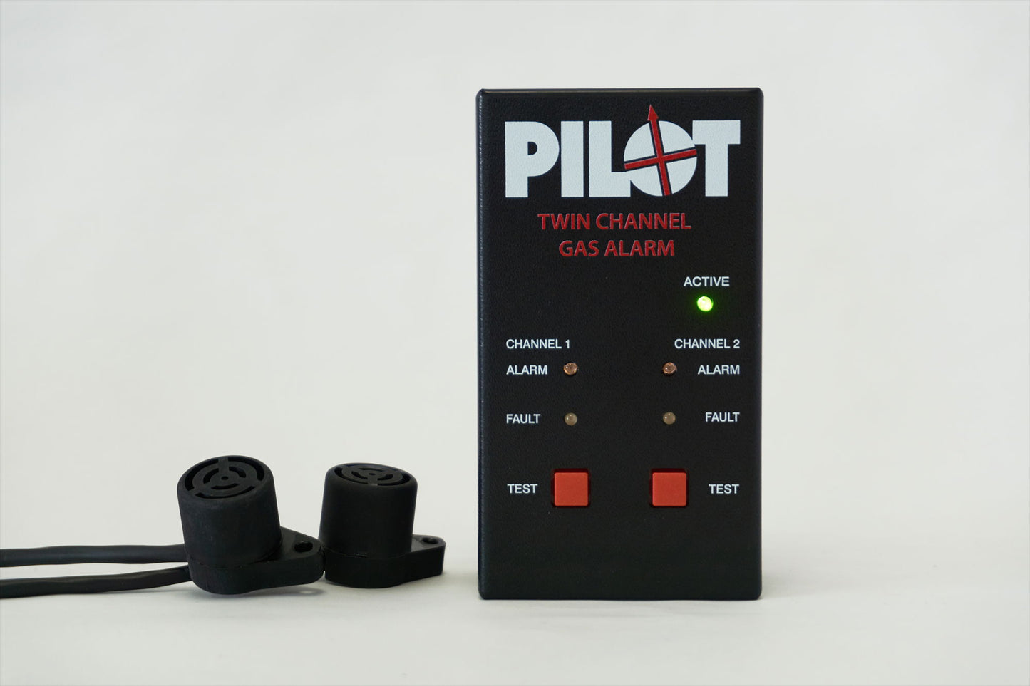 Pilot Twin Gas Alarm - 12/24v