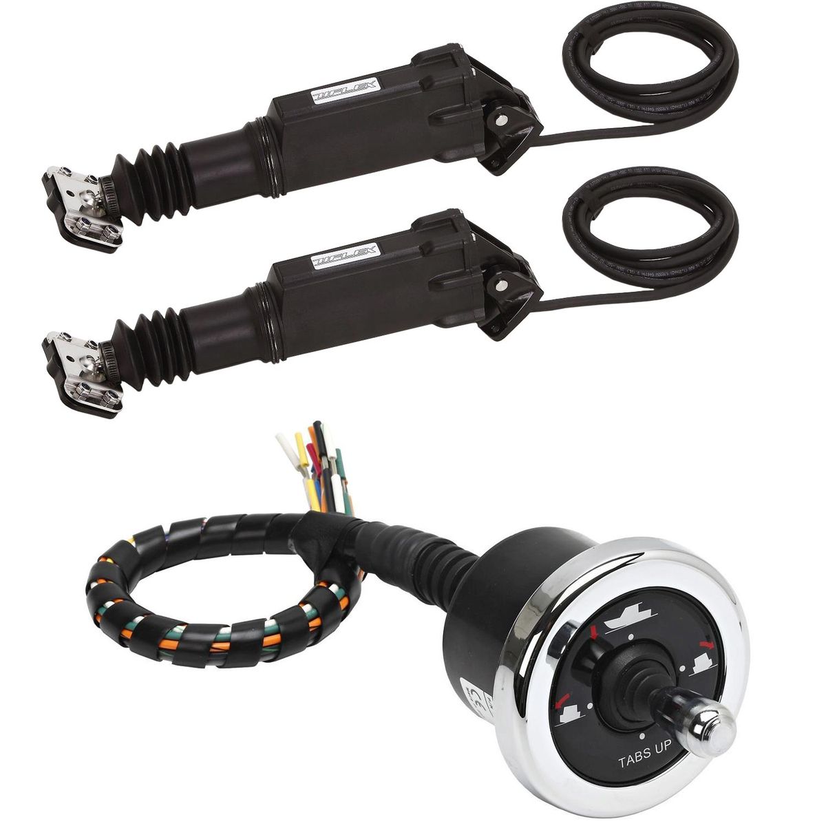 Uflex Trim Tab Actuators and Joystick Set (12V) 4-47656