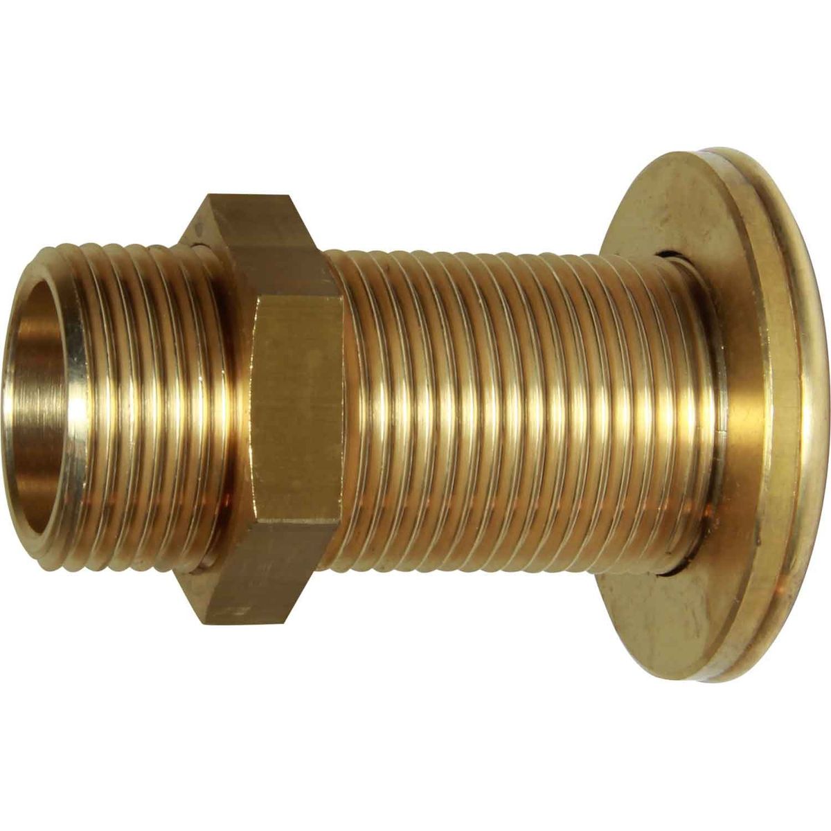 Maestrini Brass Skin Fitting (Domed, 1" BSP, 77mm Long) 403005