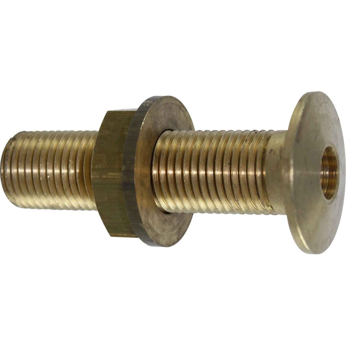 Maestrini Brass Skin Fitting (Inclined, 1/4" BSP, 55mm Long) 403051