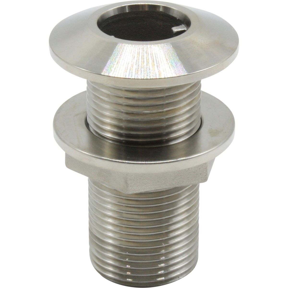 Vetus THRU1S Stainless Steel 316 Skin Fitting (1" BSP, 79mm Long) 403505
