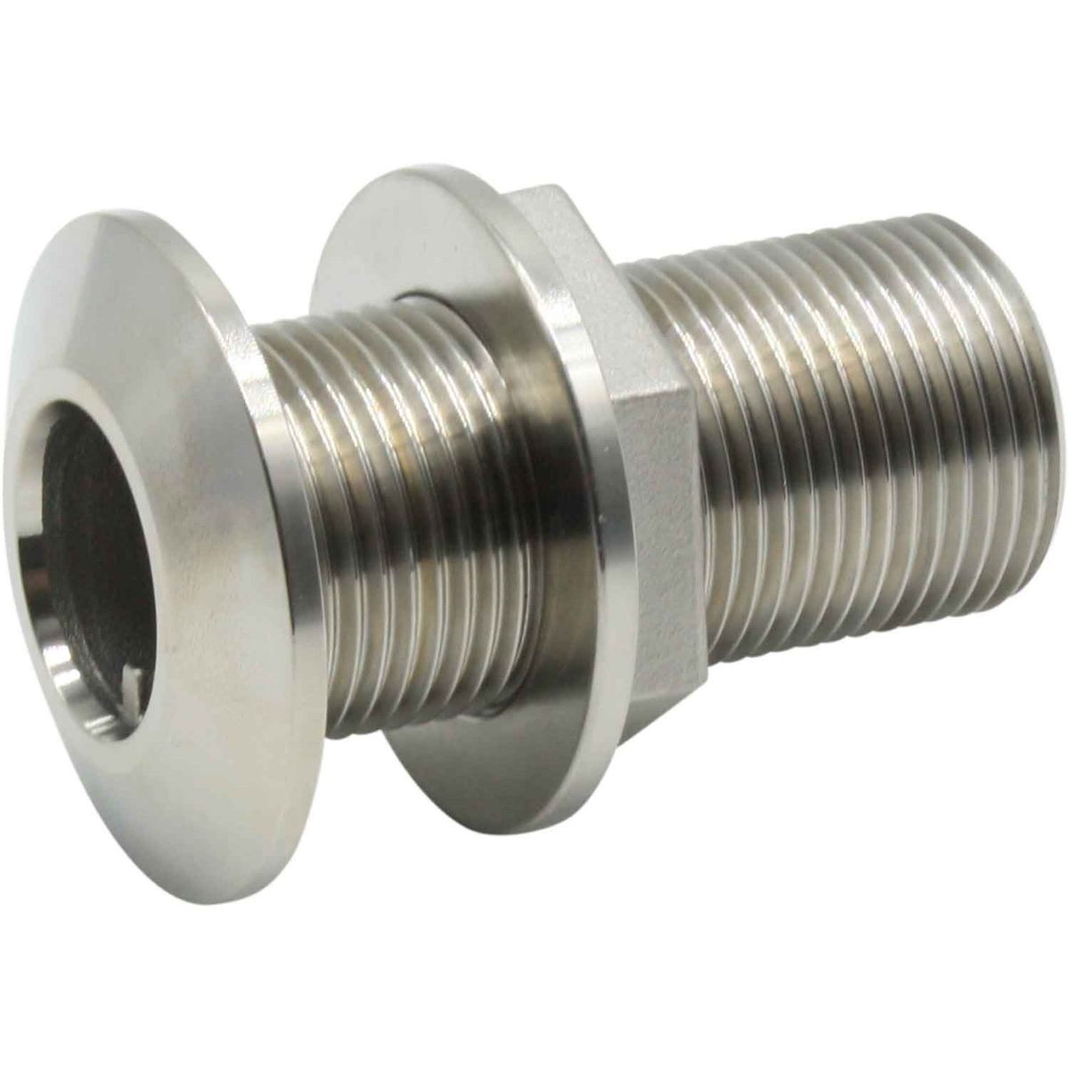 Vetus Stainless Steel 316 Skin Fitting (1-1/2" BSP, 97mm Long) 403507