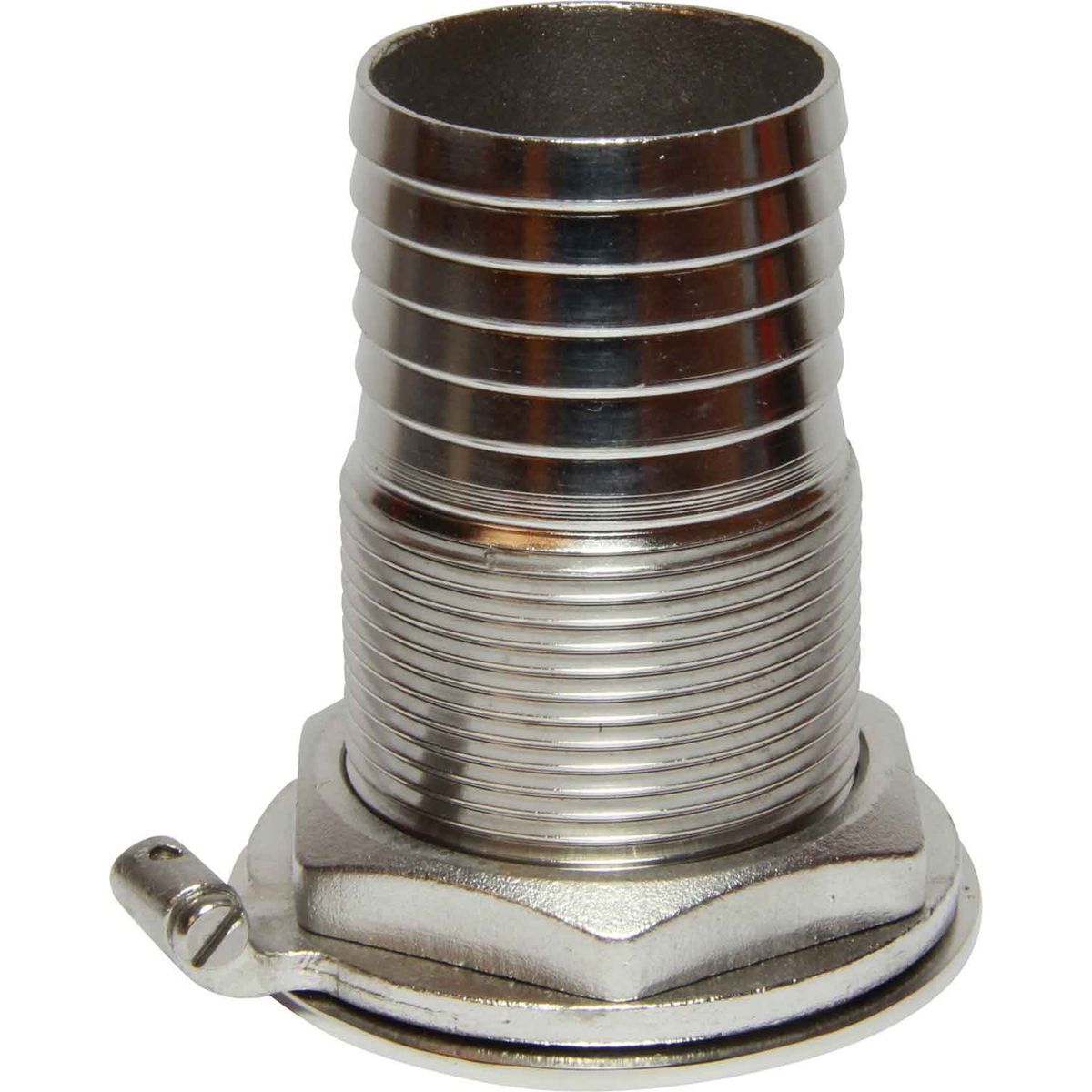 Osculati Stainless Steel 316 Skin Fitting (1-1/2" BSP, 44mm Hose Tail) 403587