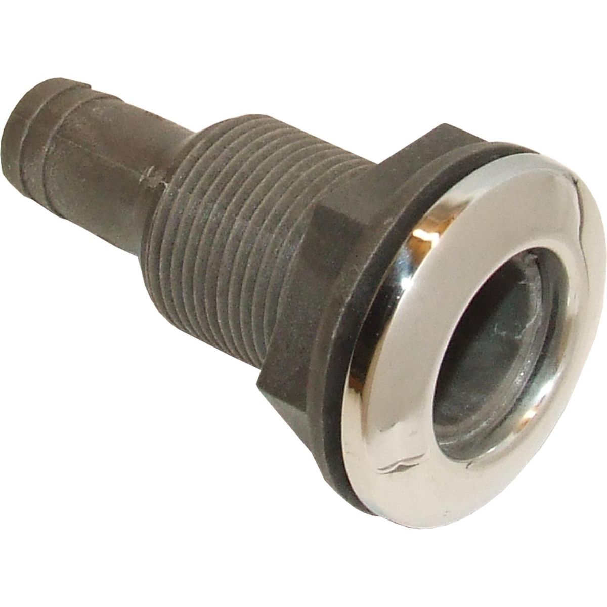 Osculati Plastic Skin Fitting and Stainless Steel Cap (20mm Hose Tail) 403723