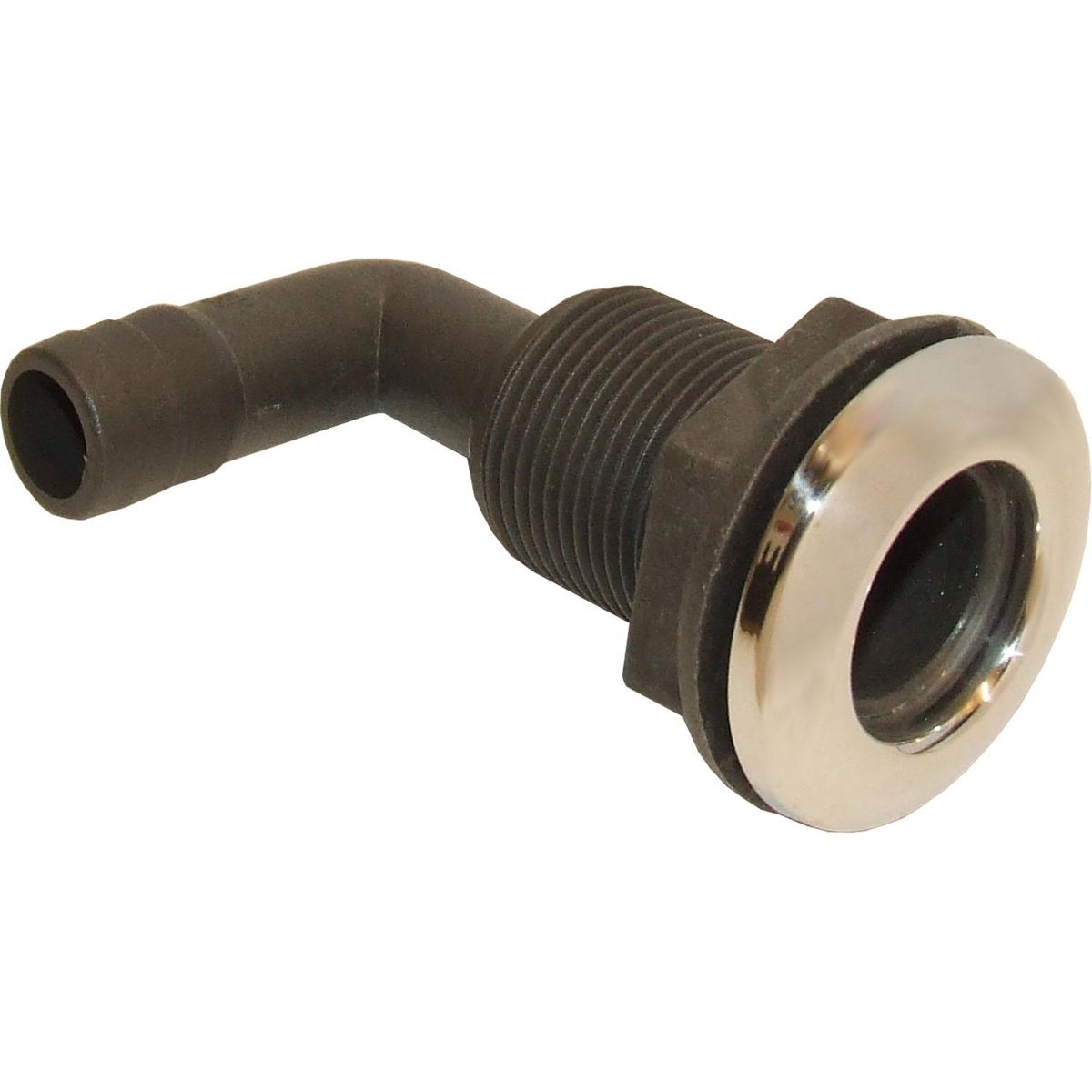 Osculati 90° Skin Fitting and Stainless Steel Cap (20mm Hose Tail) 403733
