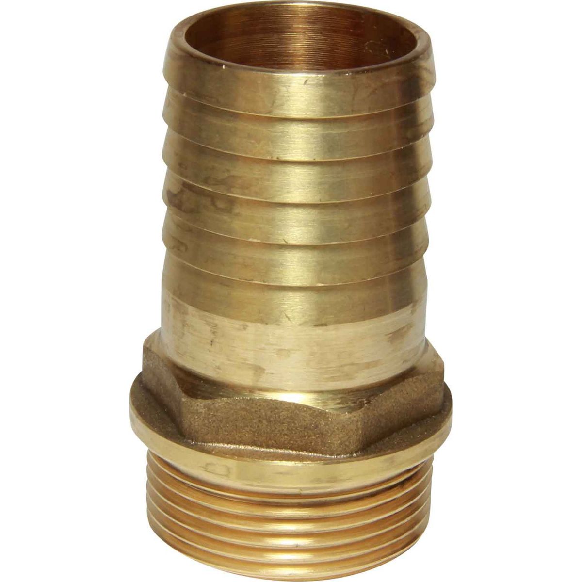 Maestrini Brass Straight Hose Tail (1-1/4" BSP Male to 40mm Hose) 404067