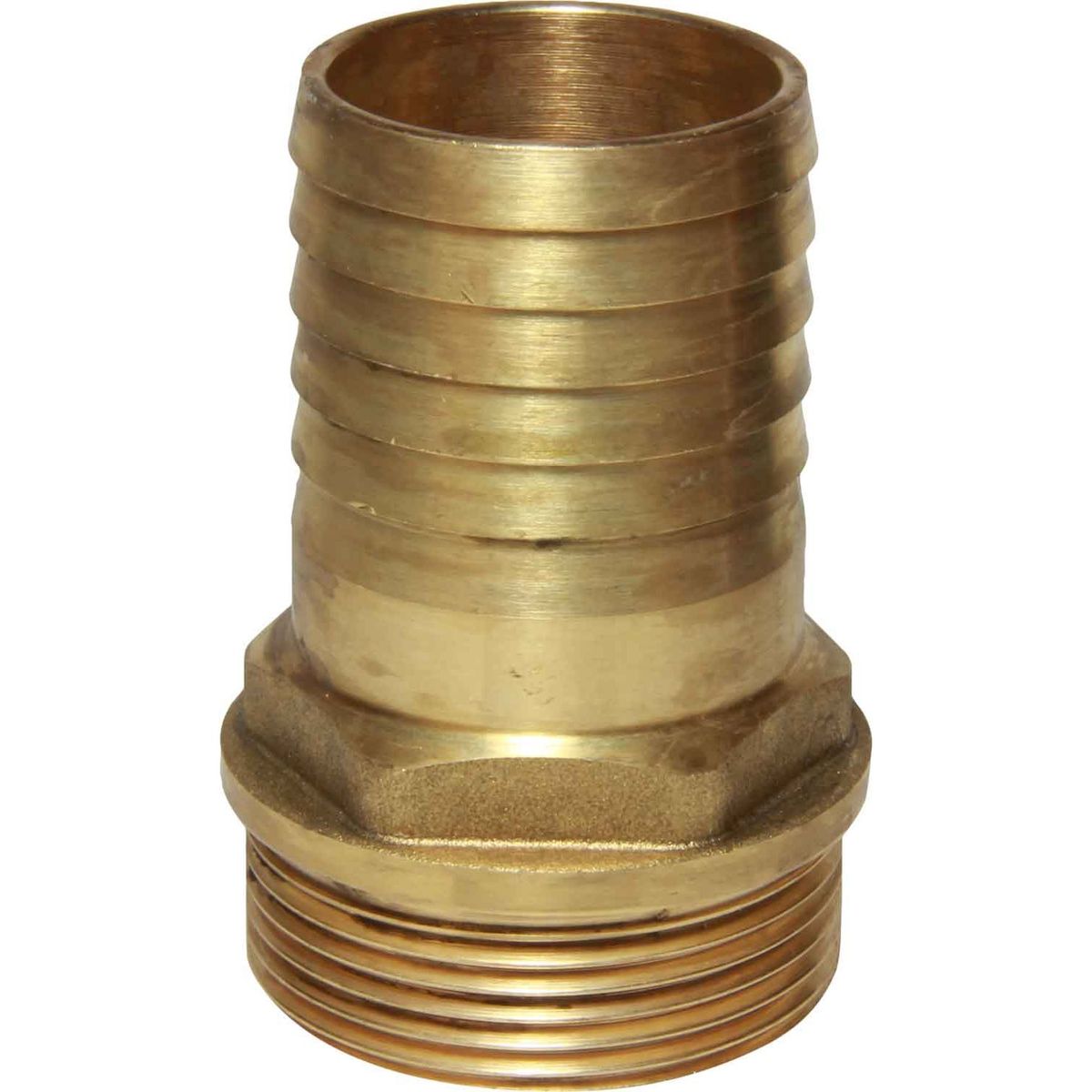 Maestrini Brass Straight Hose Tail (1-1/2" BSP Male to 40mm Hose) 404075