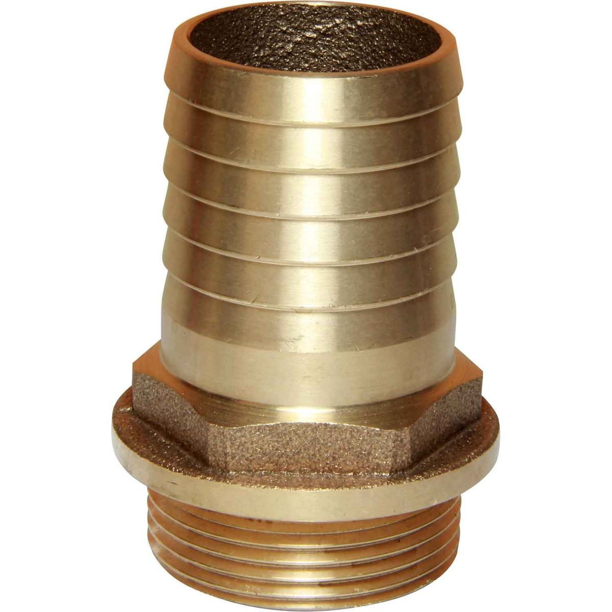 Maestrini Bronze Straight Hose Tail (1-1/4" BSP Male to 38mm Hose) 404166