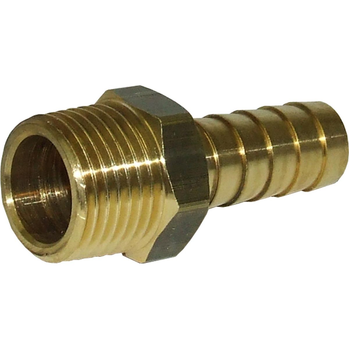 Maestrini DZR Straight Hose Tail (1/2" BSPT Male to 13mm Hose) 404633