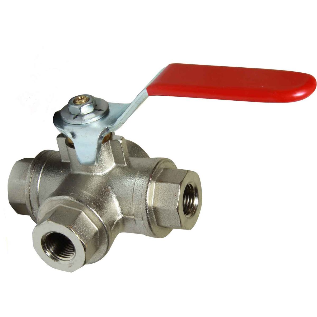 Maestrini Brass Reduced Passage L Port Valve (1/4" BSP) 405401