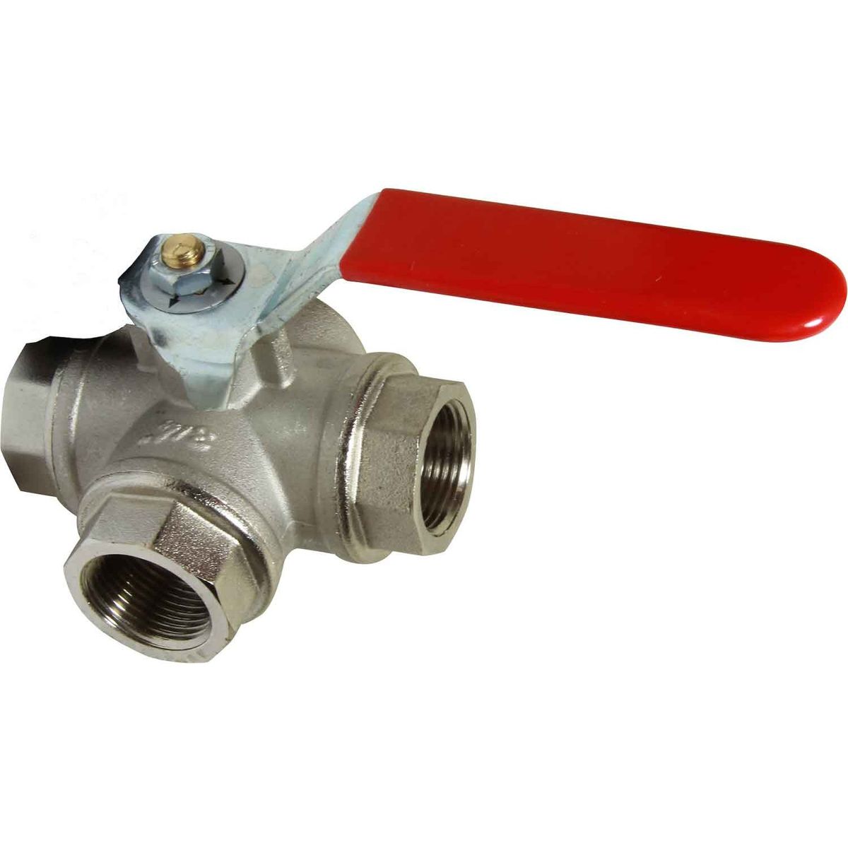 Maestrini Brass Reduced Passage L Port Valve (3/4" BSP) 405404